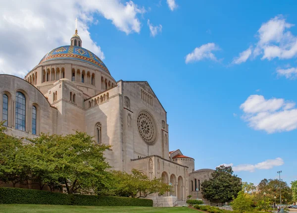 Basilica Del Santuario Nazionale Dell Immacolata Concezione Washington Stati Uniti — Foto Stock