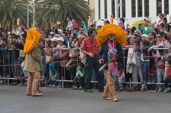 Ciudad México México Octubre 2016 Día Del Desfile Muertos Ciudad — Foto de Stock