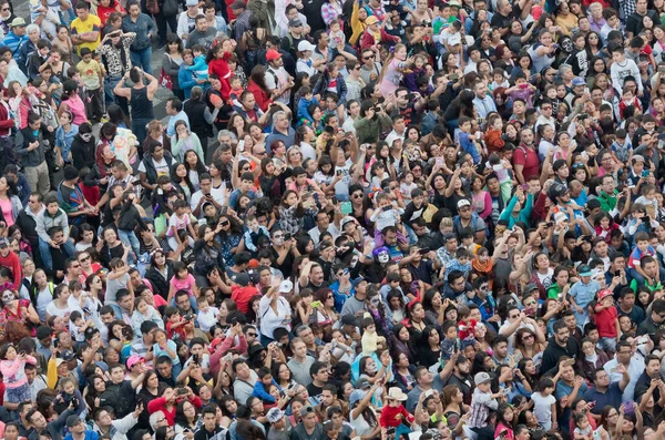 Πόλη Του Μεξικό Μεξικό Οκτωβρίου 2016 Ένα Πλήθος Των Ανθρώπων — Φωτογραφία Αρχείου