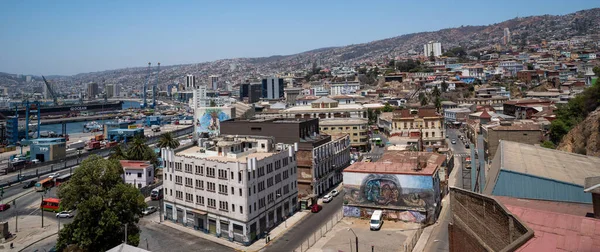 Valparaiso Chile Січня 2020 Colorful Buildings Unesco World Heritage City — стокове фото