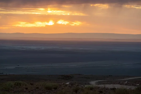 Atacama Woestijn Bij Zonsondergang Chili — Stockfoto