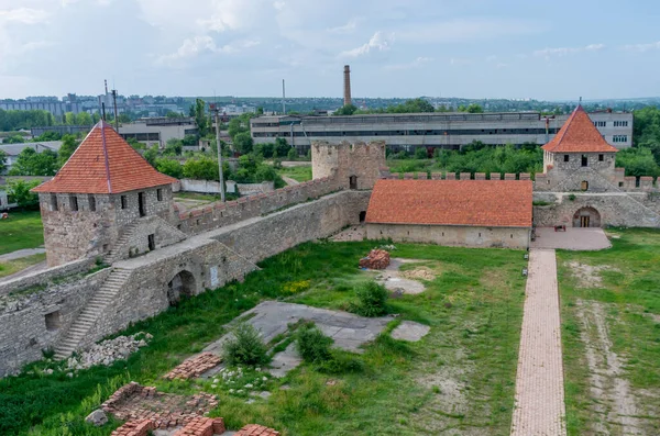 Oude Vesting Aan Rivier Dnjestr Stad Bender Transnistrië Stad Binnen — Stockfoto