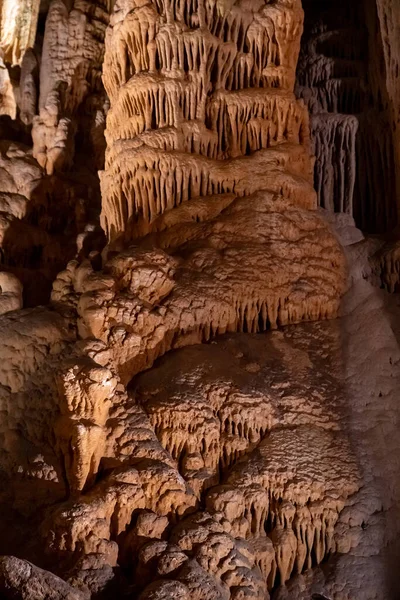Stalattiti Stalagmiti Nelle Caverne Luray Virginia Usa — Foto Stock