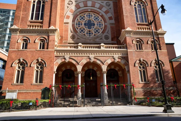 Saint Mary Roman Catholic Church Detroit Greektown Historic District — Foto Stock