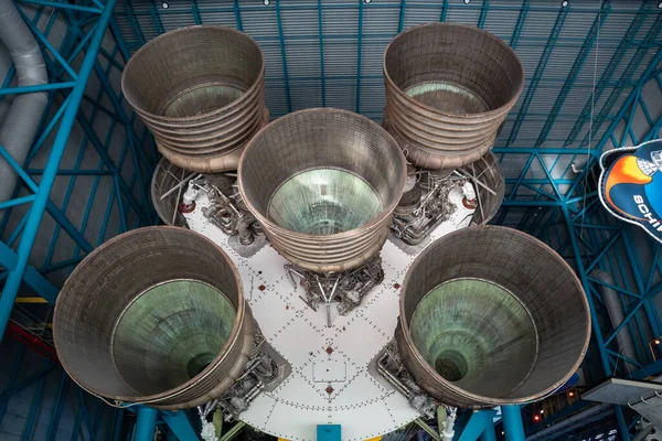 Cape Canaveral Florida Usa December 2021 Apollo Saturn Rocket Kennedy — Stock Photo, Image
