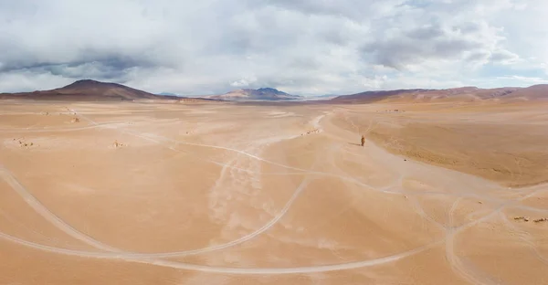 Vue Aérienne Formation Pierre Salar Tara Désert Atacama Chili — Photo