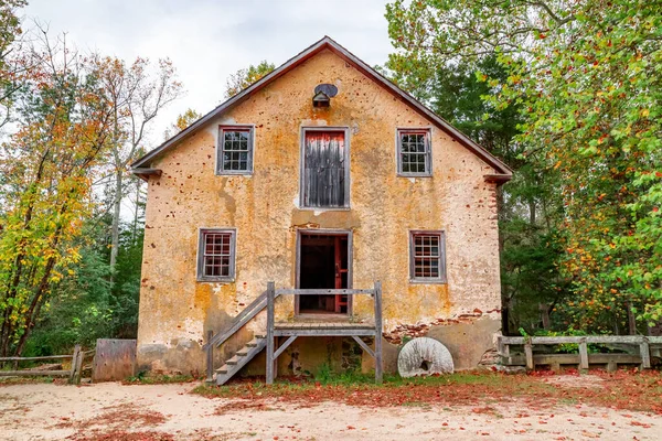 Grist Mill Historic Batsto Village Está Localizado Wharton State Forest — Fotografia de Stock