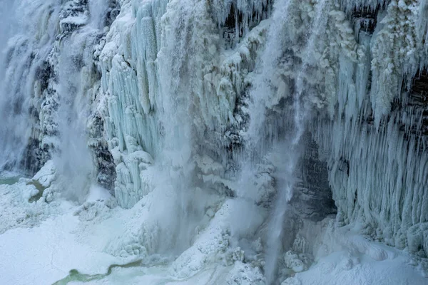 Cachoeiras Letchworth State Park Vista Durante Inverno Estados Unidos — Fotografia de Stock