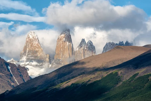 Torres Del Paine Dağları Patagonya Şili — Stok fotoğraf