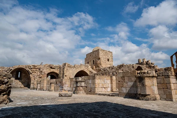 レバノンの十字軍によって建てられたシドン海城 — ストック写真
