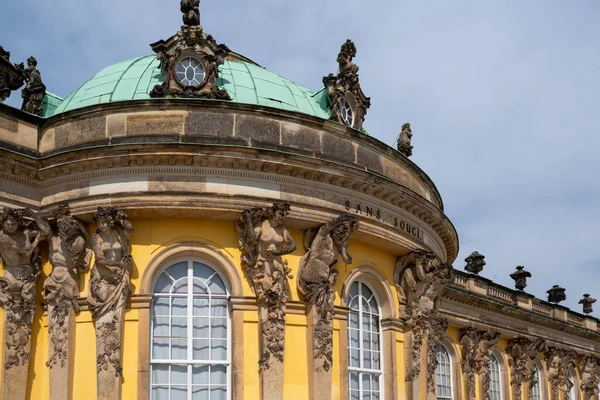 Schloss Sanssouci Ehemaliges Sommerpalais Friedrich Des Großen Potsdam — Stockfoto