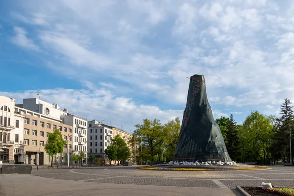 Kharkiv Ukraine Mai 2022 Couvert Sacs Sable Monument Taras Chevtchenko — Photo