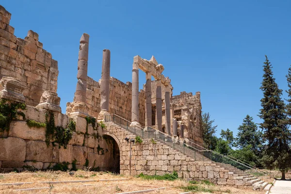 Baalbek Ősi Városának Romjai Libanonban — Stock Fotó