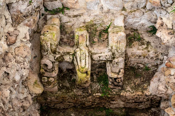 メキシコ チアパス州ボナンパックの古典マヤ時代の寺院の遺跡 — ストック写真