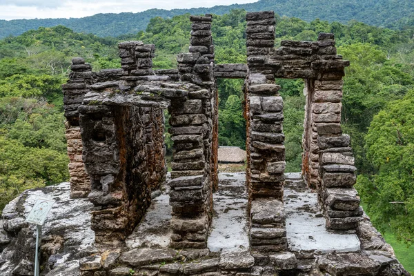 Ruinas Del Templo Del Período Clásico Maya Bonampak Chiapas México — Foto de Stock