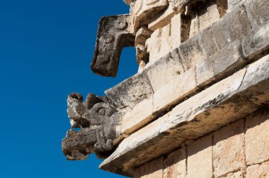 Uxmal - Antik Maya şehir kalıntıları. Yucatan, Meksika