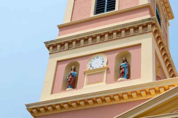 Notre Dame Des Anges Pondicherry Chiesa Cristiana India Meridionale Ottobre — Foto Stock