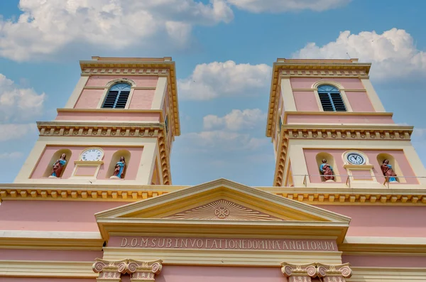 Notre Dame Des Anges Pondicherry Igreja Cristã Sul Índia Outubro — Fotografia de Stock