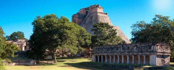 Ruines Uxmal Ancienne Ville Maya Yucatan Mexique — Photo