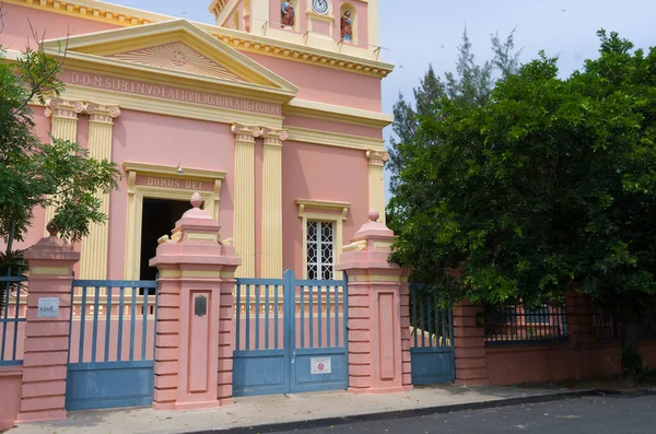 Notre Dame Des Anges Pondicherry Hıristiyan Kilisesi Güney Hindistan Ekim — Stok fotoğraf