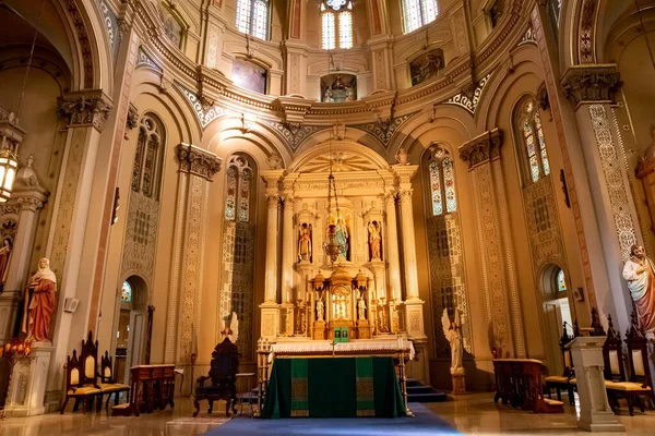 Detroit Michigan États Unis Novembre 2018 Intérieur Église Catholique Saint — Photo