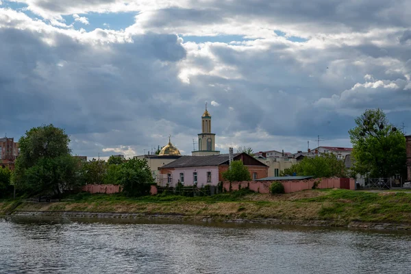 Kharkiv Oekraïne Mei 2022 Uitzicht Kharkiv Kathedraal Moskee Khavidrali Moskee — Stockfoto