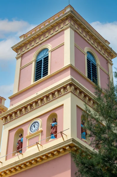 Notre Dame Des Anges Pondicherry Христианская Церковь Южная Индия Октября — стоковое фото