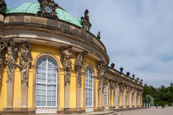 德国波茨坦 2022年4月30日 德国波茨坦前腓特烈大帝夏宫Sanssouci Palace — 图库照片