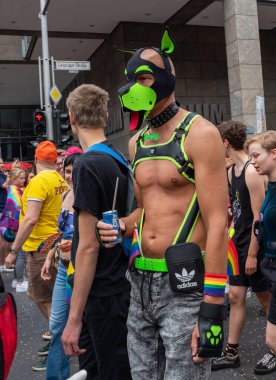 Berlin, Germany - July 23, 2022 - Christopher Street Day (CSD) in Berlin.