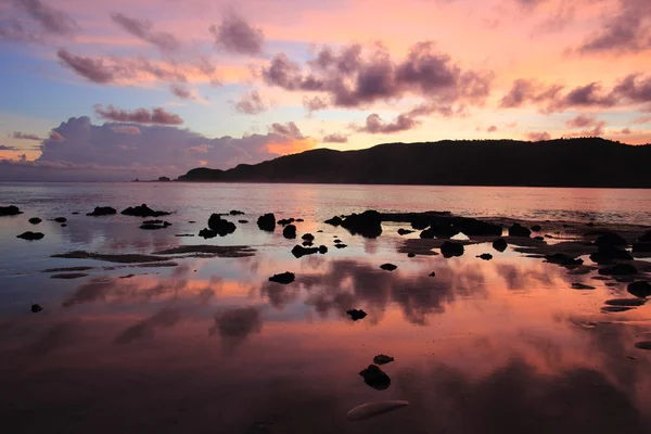 Puesta de sol en el mar —  Fotos de Stock