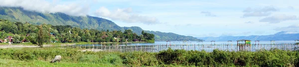 Panorama del Lago di Toba — Foto Stock