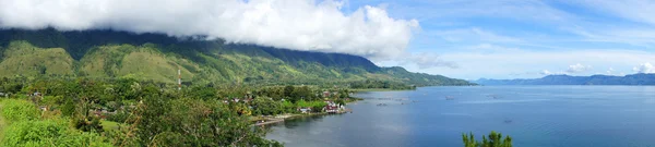Panorama över lake toba — Stockfoto