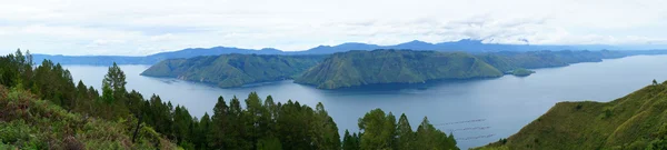 Panorama över lake toba — Stockfoto