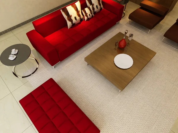 ev iç 3d rendering