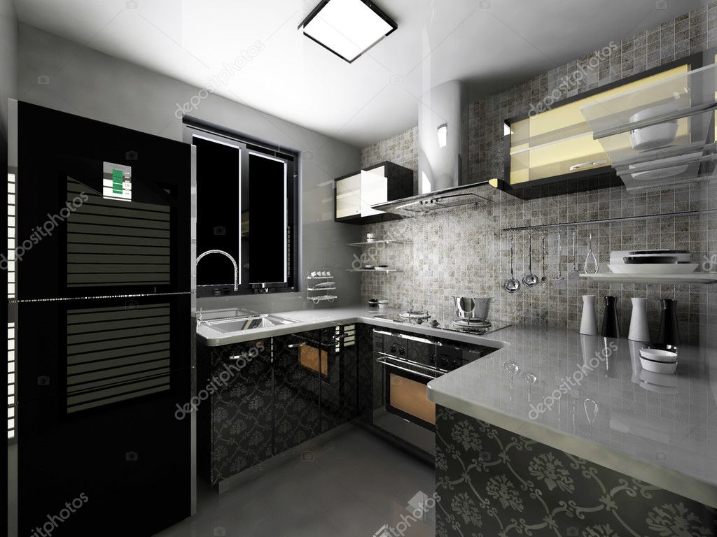 Kitchen room — Stock Photo © baojia1998 #28160521