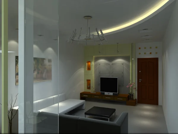 Home Interieur 3D Rendering — Stockfoto