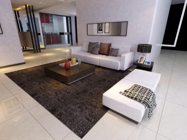 ev iç 3d rendering