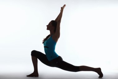 genç güzel yoga poz