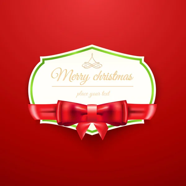 Christmas background with place for text. Vector — Stock Vector
