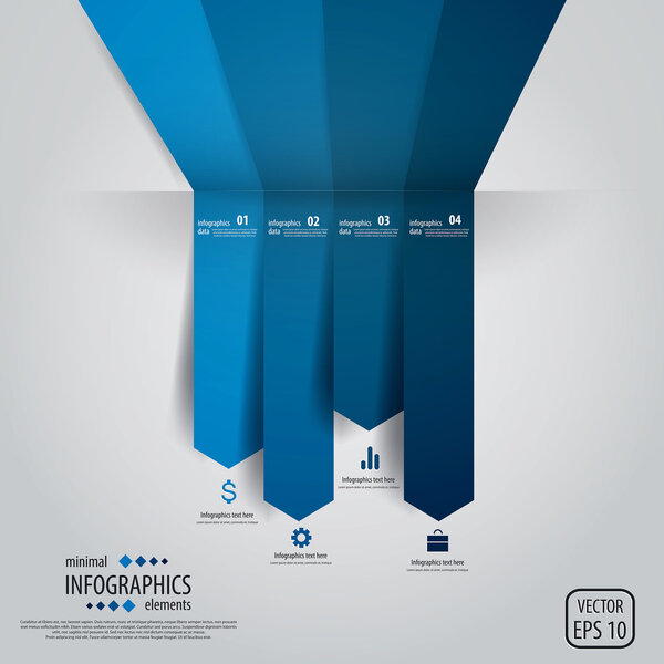 Минимальная инфографика. Вектор
