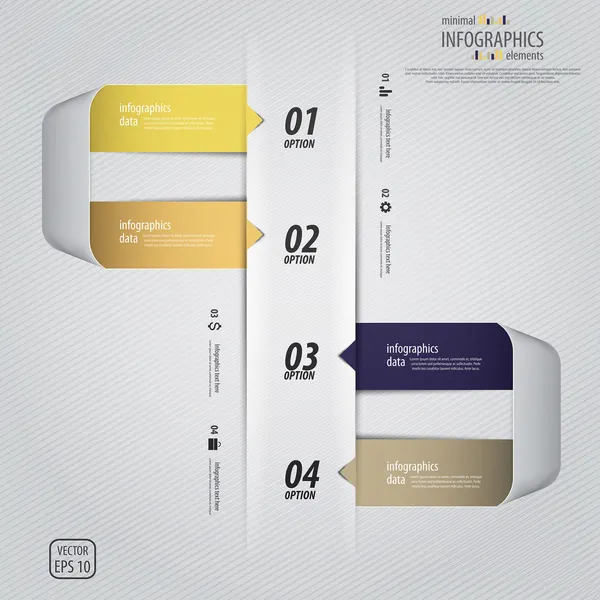 minimal infographics tasarım. vektör