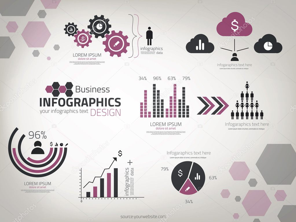 Infographics Design template. Vector