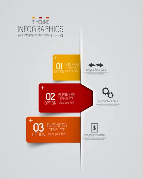 Minimal infographics design. Vector — Stock Vector