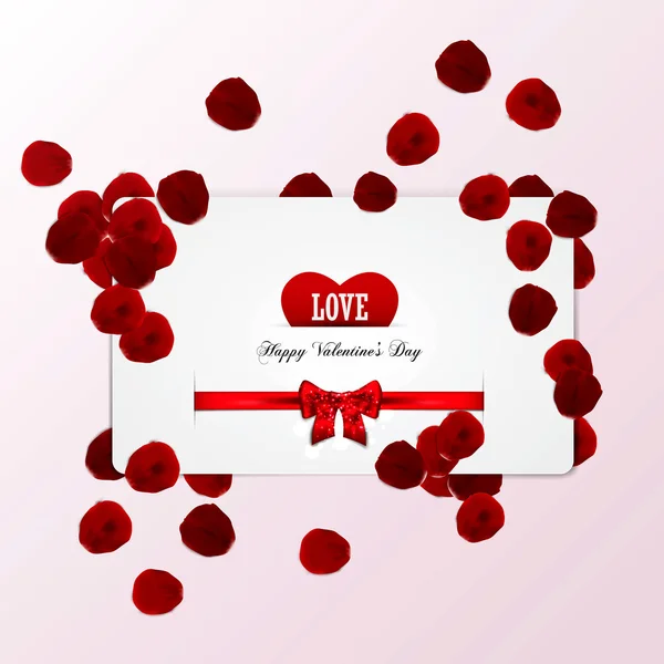 Valentine's card. Vector — Stock Vector