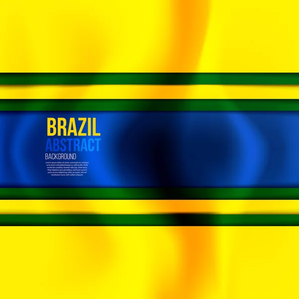 Brazil flag concept — Stock Vector