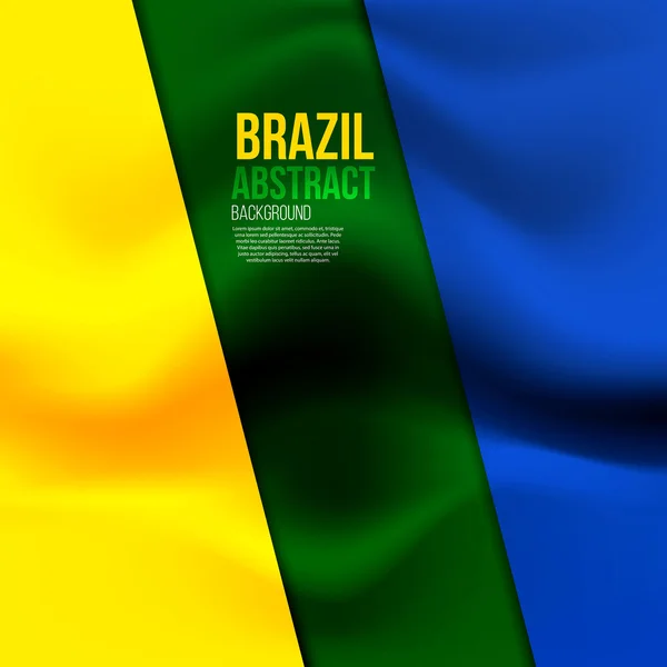 ब्राझील ध्वज संकल्पना — स्टॉक व्हेक्टर