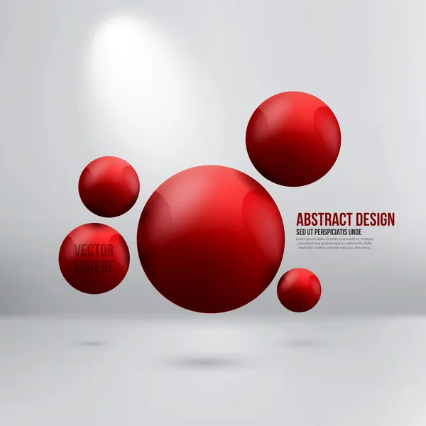 Esferas abstractas — Vector de stock