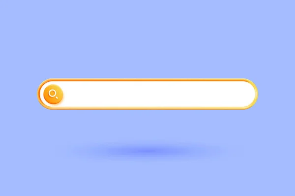 Search Bar Browser Button Website Design Search Form Template Web — 스톡 벡터