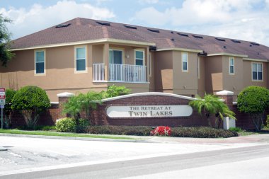 sanford, florida göllerde ikiz retreat girişi