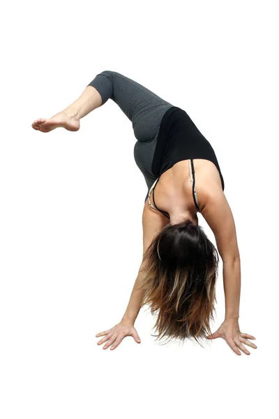 Yoga oefening vrouw (4) — Stockfoto